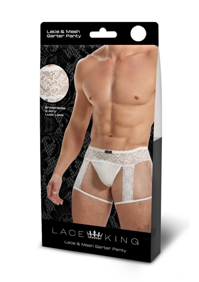 Lace King Lace Mens Panty L/xl Wht-Sexual Toys®-Sexual Toys®