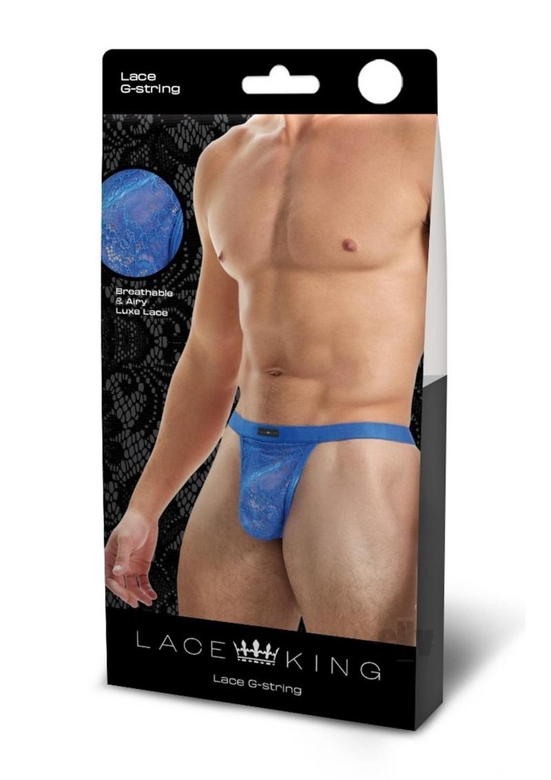 Lace King Lace Gstring L/xl Blu-Sexual Toys®-Sexual Toys®