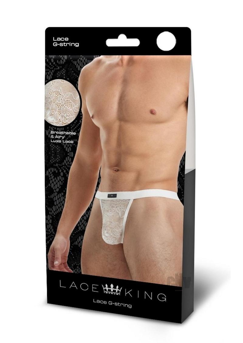 Lace King Lace Gstring S/m Wht-Sexual Toys®-Sexual Toys®