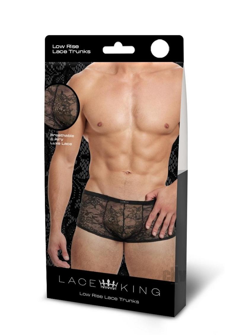 Lace King Lace Boxers L/xl Blk