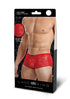 Lace King Lace Boxers S/m Red