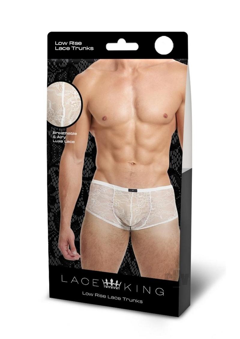 Lace King Lace Boxers M/l Wht