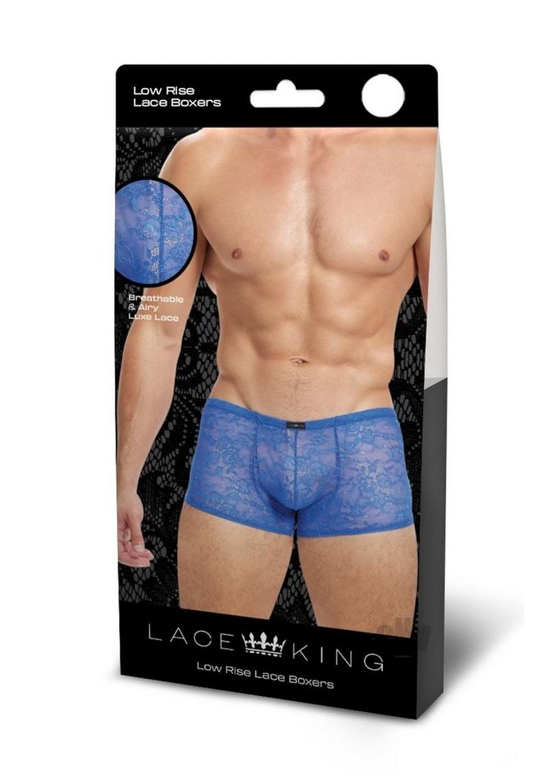 Lace King Lace Trunks S/m Blu-Sexual Toys®-Sexual Toys®