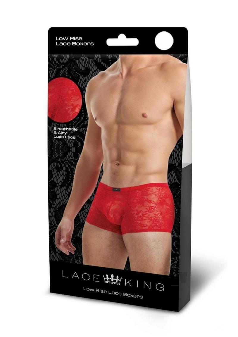 Lace King Lace Trunks M/l Red-Sexual Toys®-Sexual Toys®