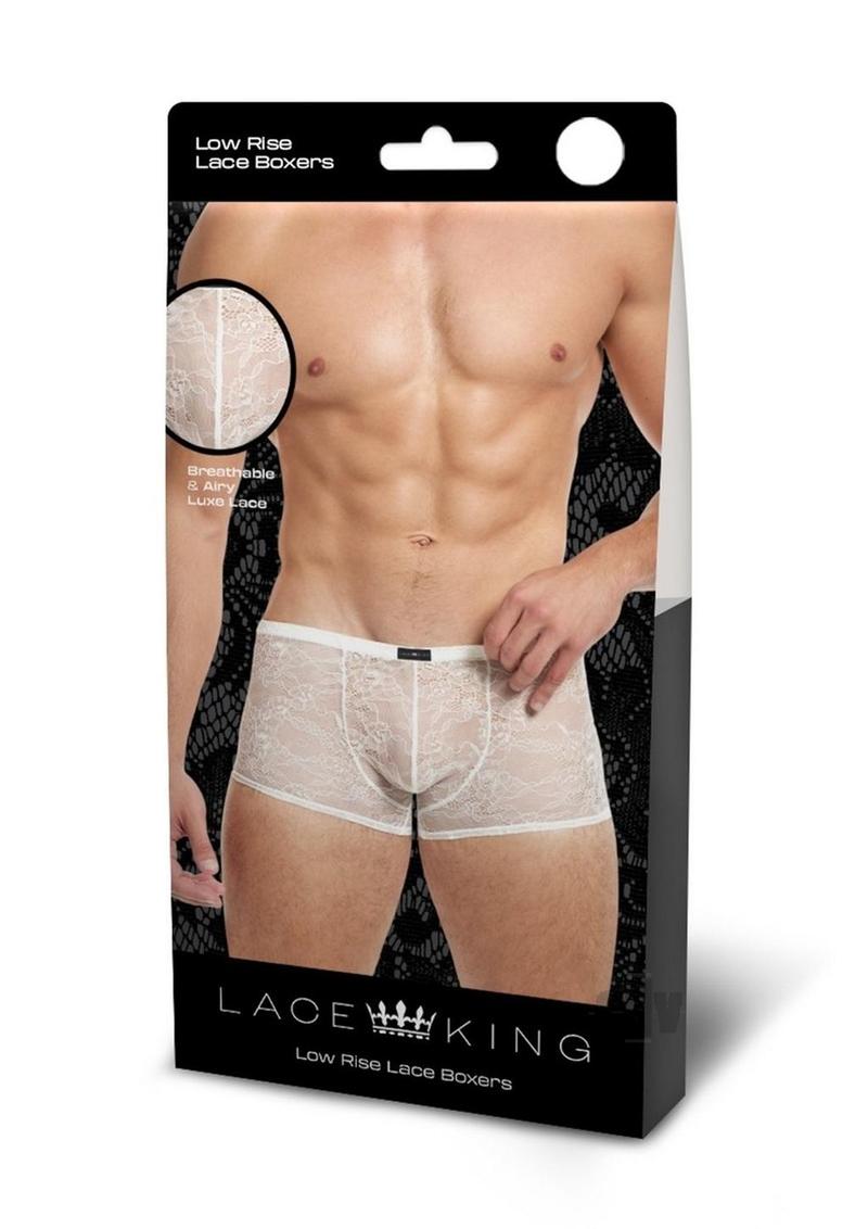 Lace King Lace Trunks M/l Wht-Sexual Toys®-Sexual Toys®