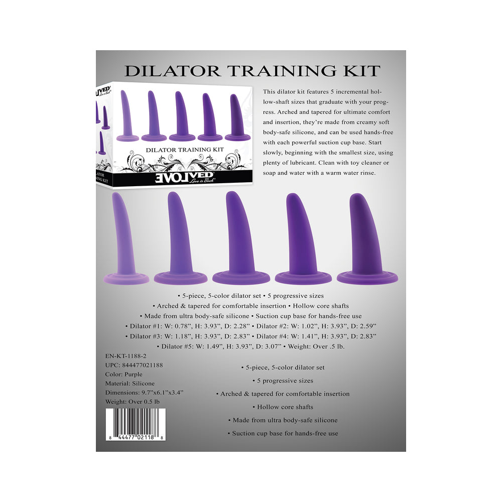 Evolved Silicone Dilator Training Kit - Purple