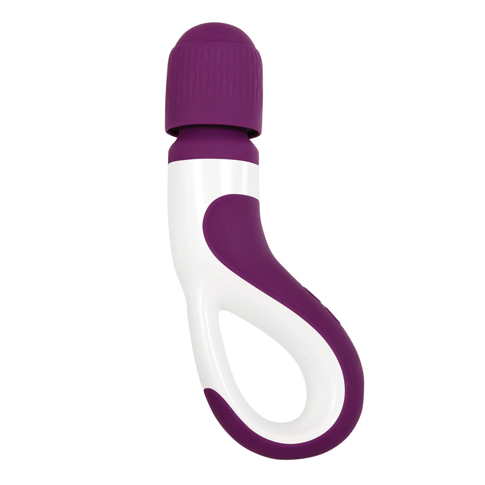 Gender X Handle It Wand Vibrator Silicone Rechargeable Purple