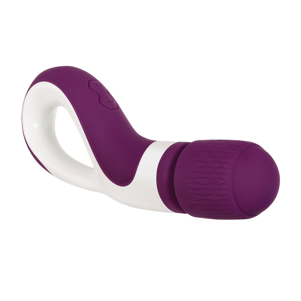 Gender X Handle It Wand Vibrator Silicone Rechargeable Purple