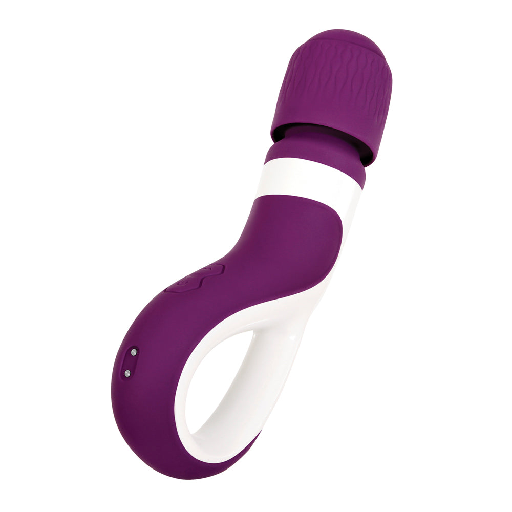 Gender X Handle It Wand Vibrator Silicone Rechargeable Purple