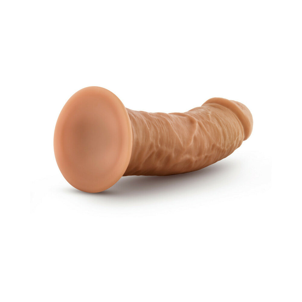 Dr. Skin Glide Self-Lubricating Dildo 8 In. Mocha