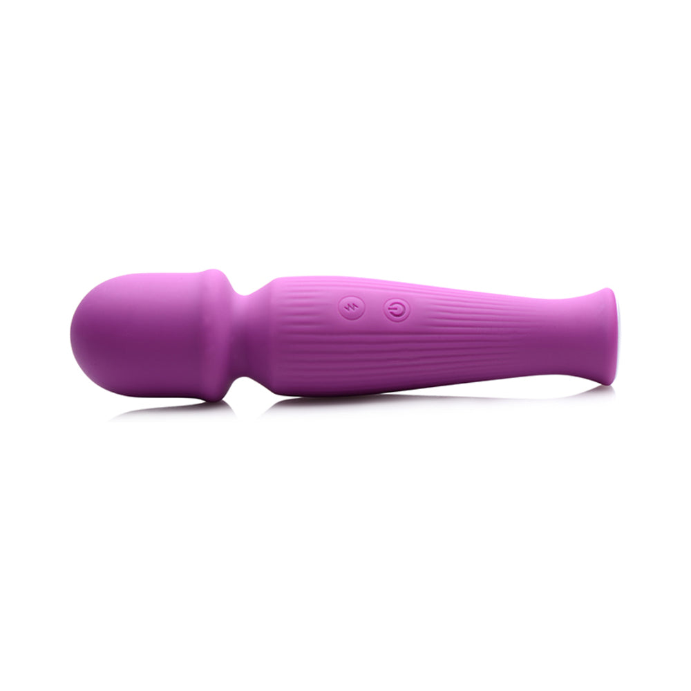 Curve Novelties Gossip Silicone Vibrating Wand 10X - Violet