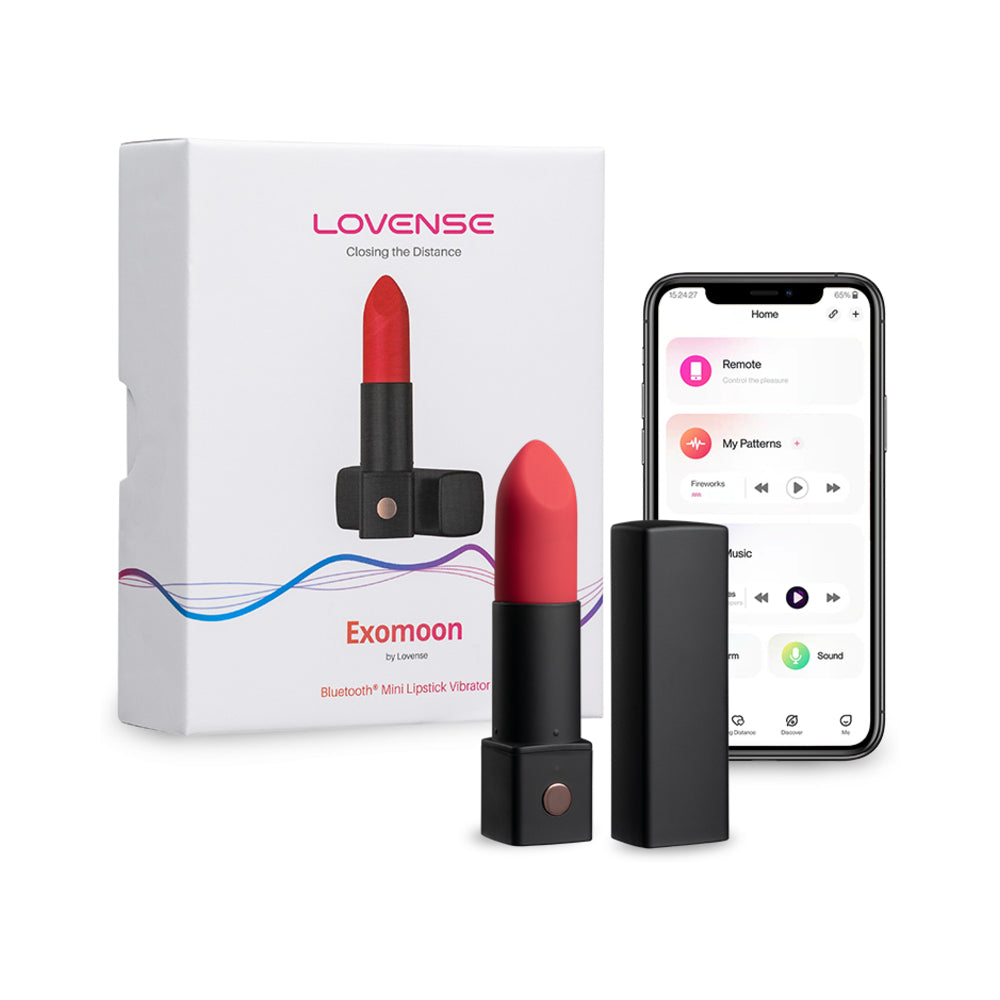 Lovense Exomoon App-Compatible Lipstick Vibrator