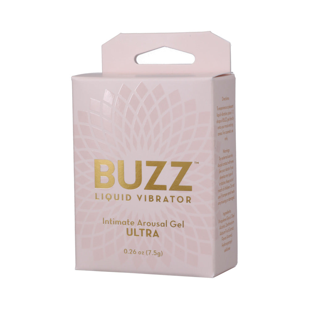 Buzz Ultra Liquid Vibrator Intimate Arousal Gel - .26 Oz