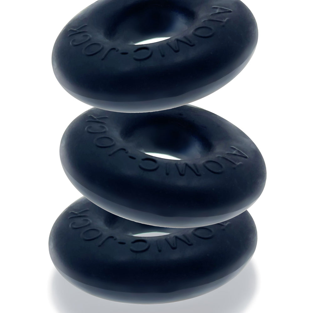 Oxballs Ringer Cockring 3-Pack Plus+Silicone Special Edition Night