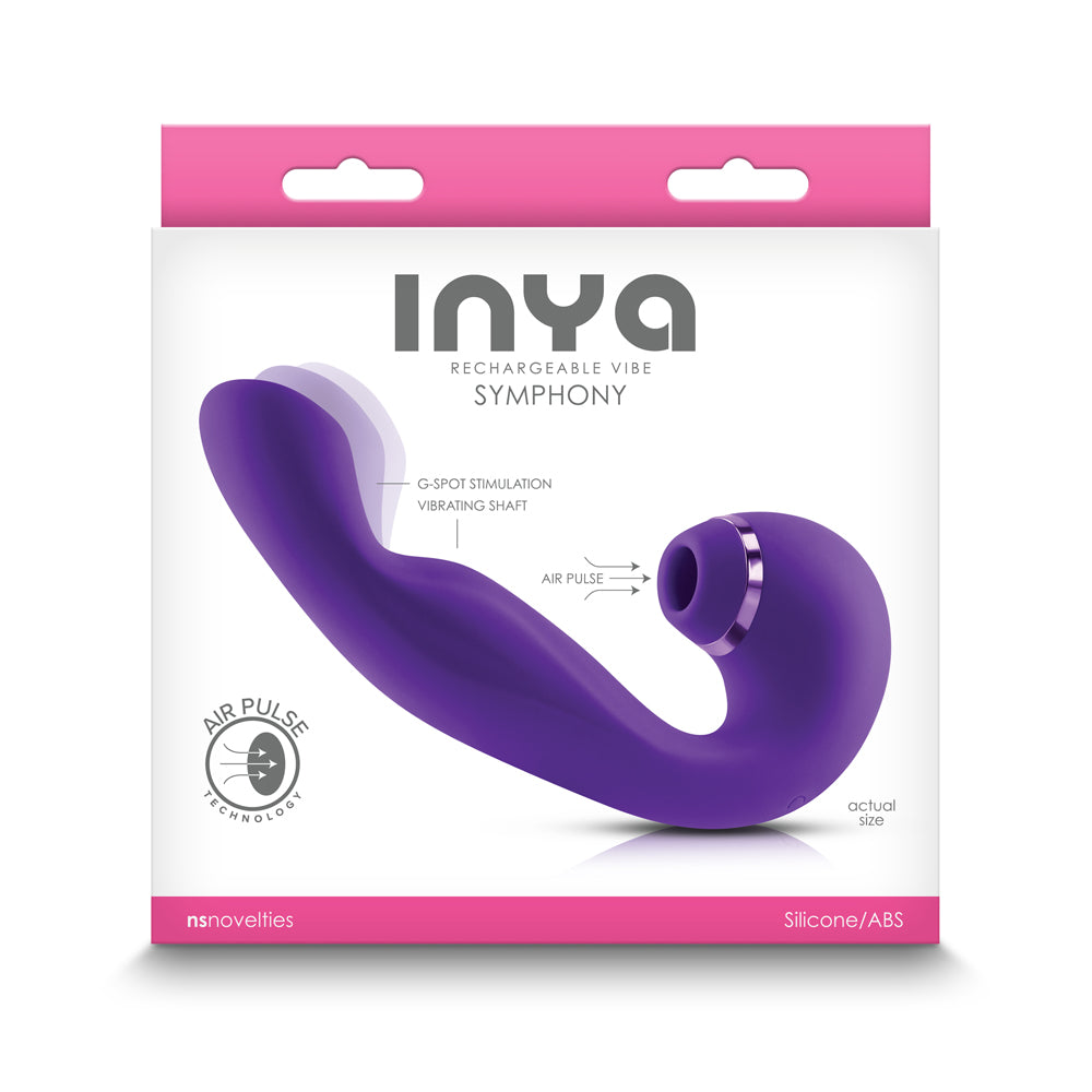 Inya Symphony Suction Dual Stimulator Purple