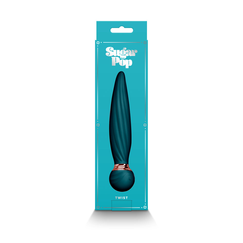 Sugar Pop Twist Gyrating Vibrator Teal