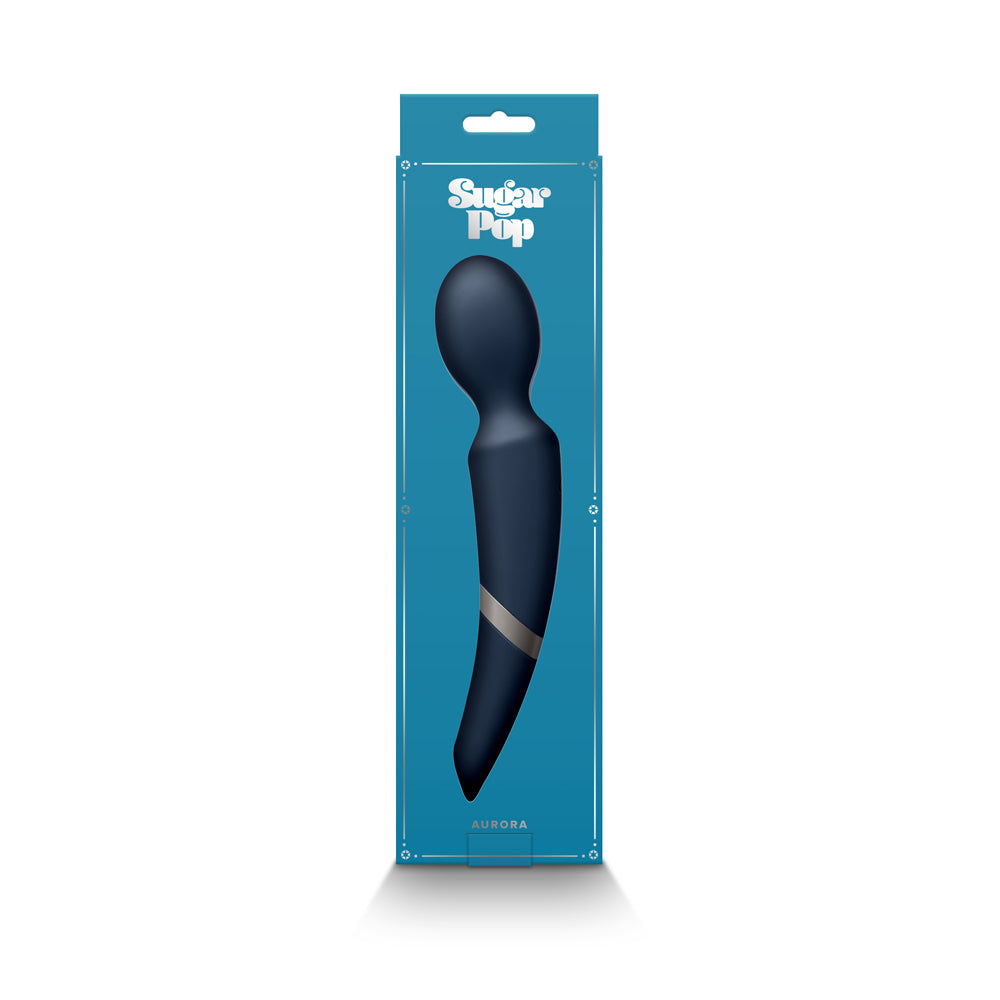 Sugar Pop Aurora Air Pulse And Wand Massager Blue