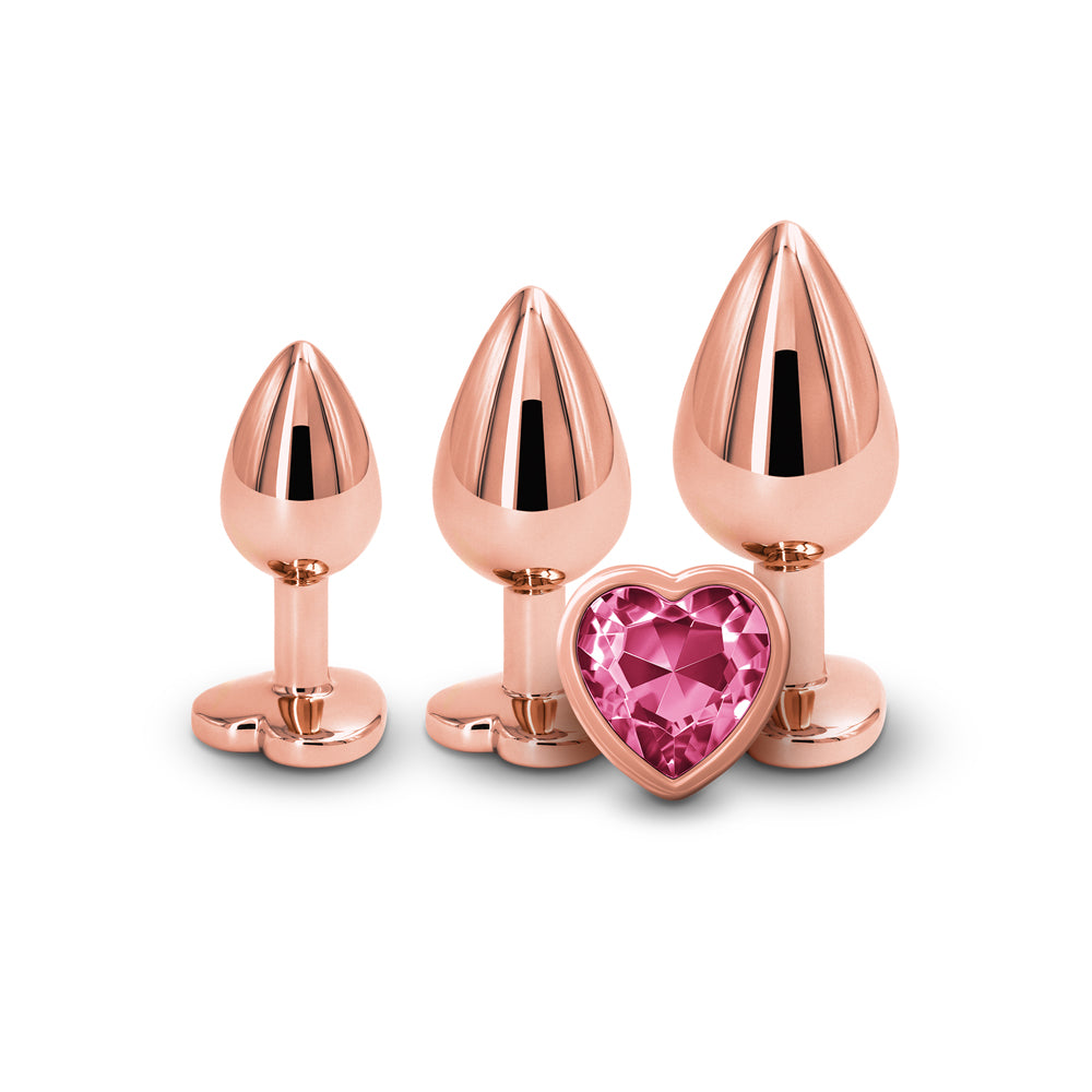 Rear Assets 3-Piece Trainer Kit Rose Gold Pink Heart