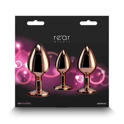 Rear Assets 3-Piece Trainer Kit Rose Gold Pink Heart