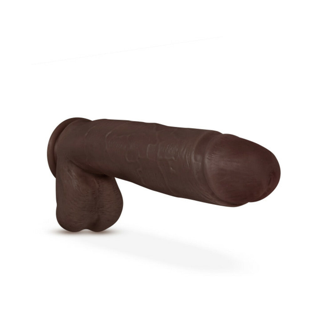 Au Naturel - Huge - 10 Inch Dildo - Chocolate