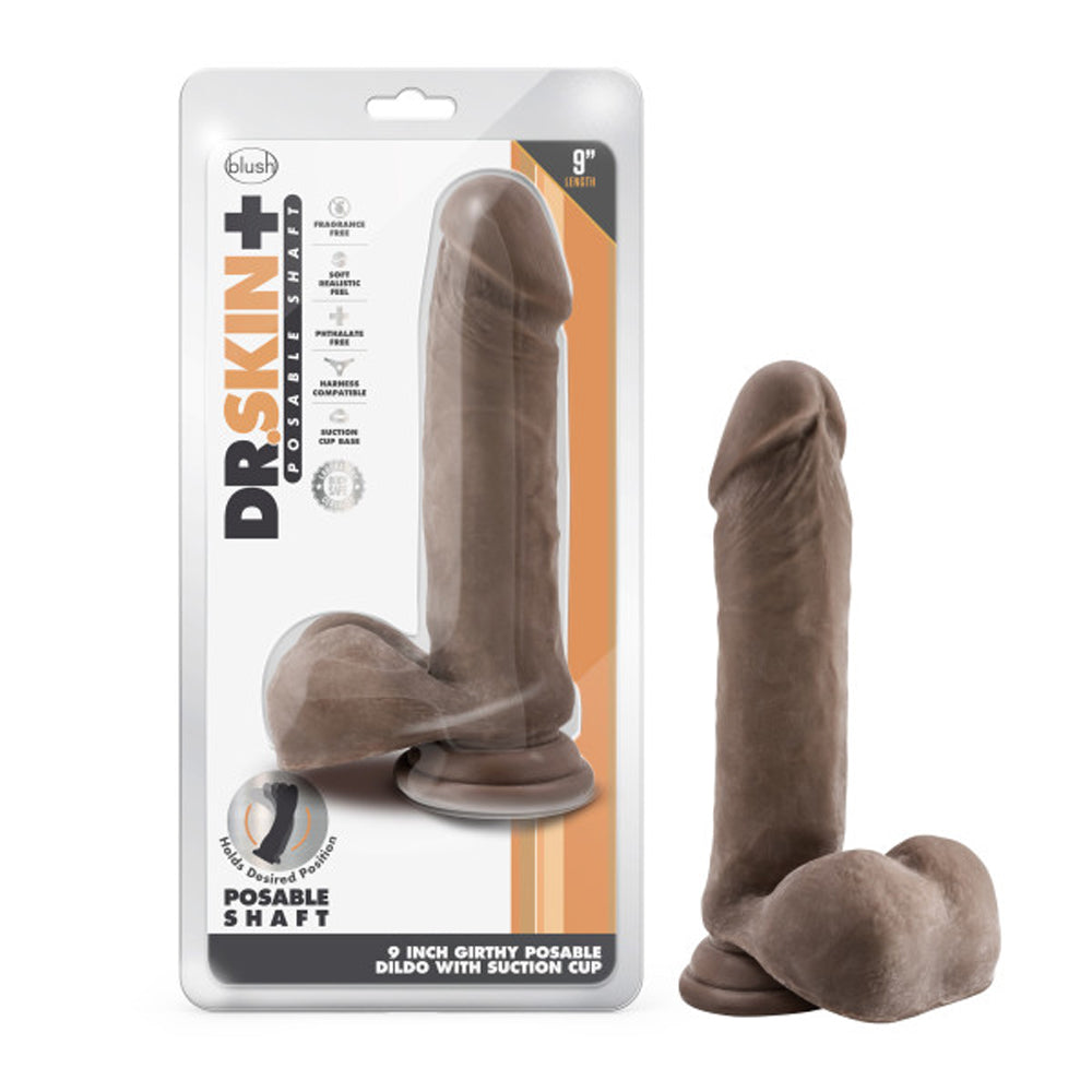 Dr. Skin Plus Thi Pos Dildo W/Ball 9I Ch