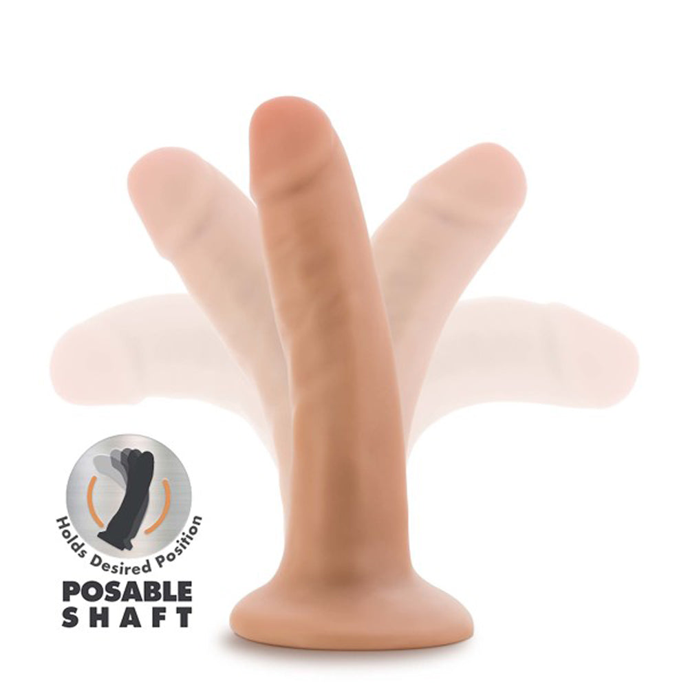 Dr. Skin Plus Posable Dildo 5In Vanilla