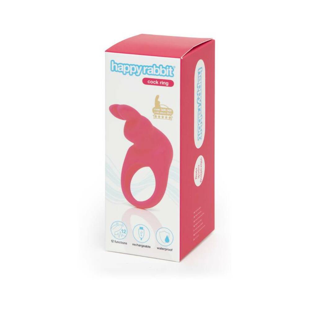 Happy Rabbit Rechargeable Cock Ring Pink