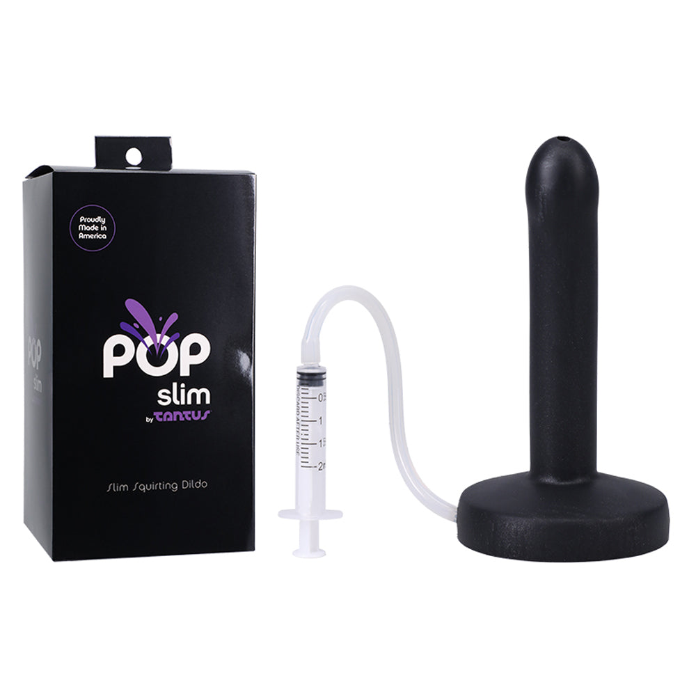 Pop Slim Squirting Dildo Midnight