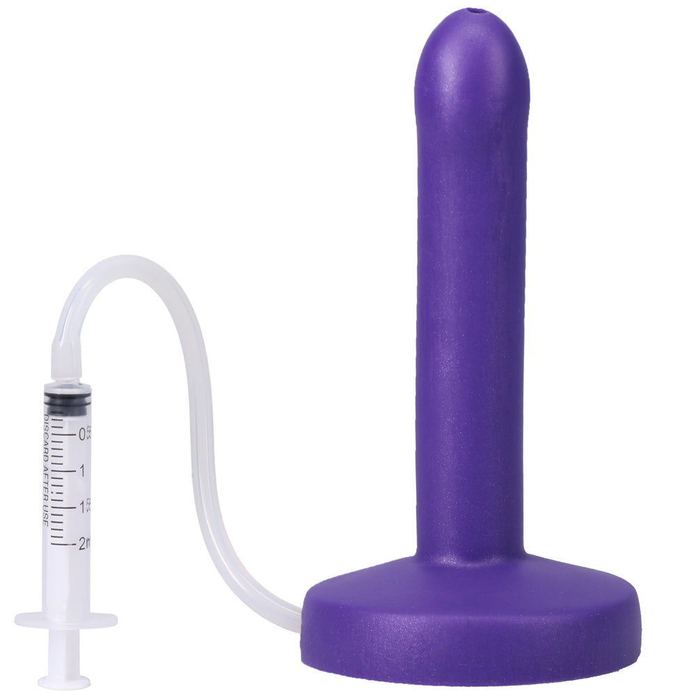 Tantus Pop Slim Squirting Dildo Indiglow