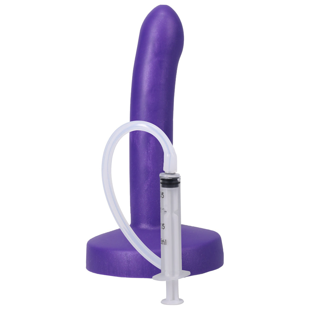 Tantus Pop Slim Squirting Dildo Indiglow