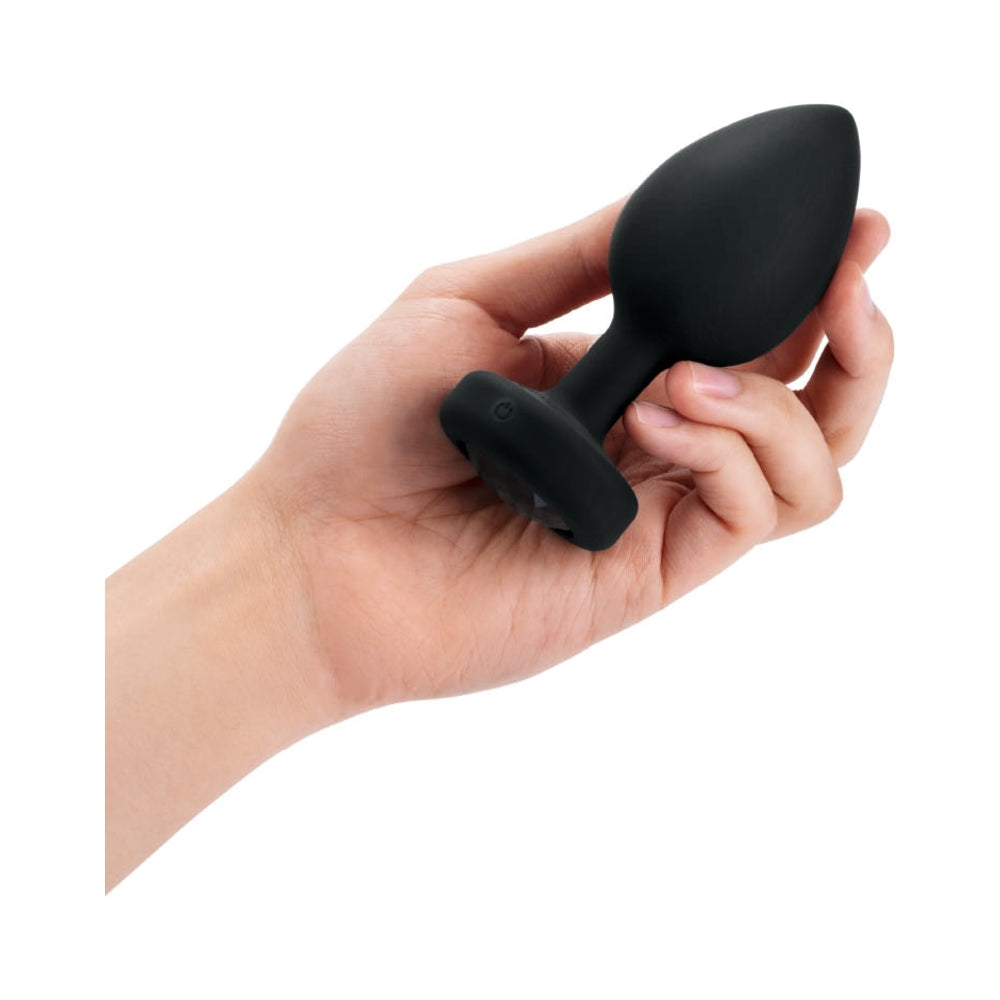 B-Vibe Vibrating Jewel Plug 2Xl - Black