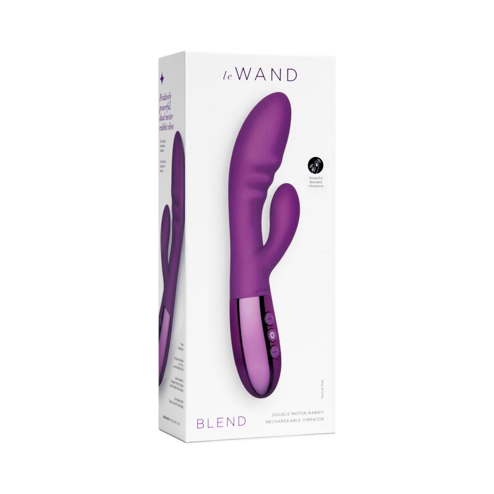 Le Wand Blend Double-Motor Rabbit Rechargeable Vibrator Cherry