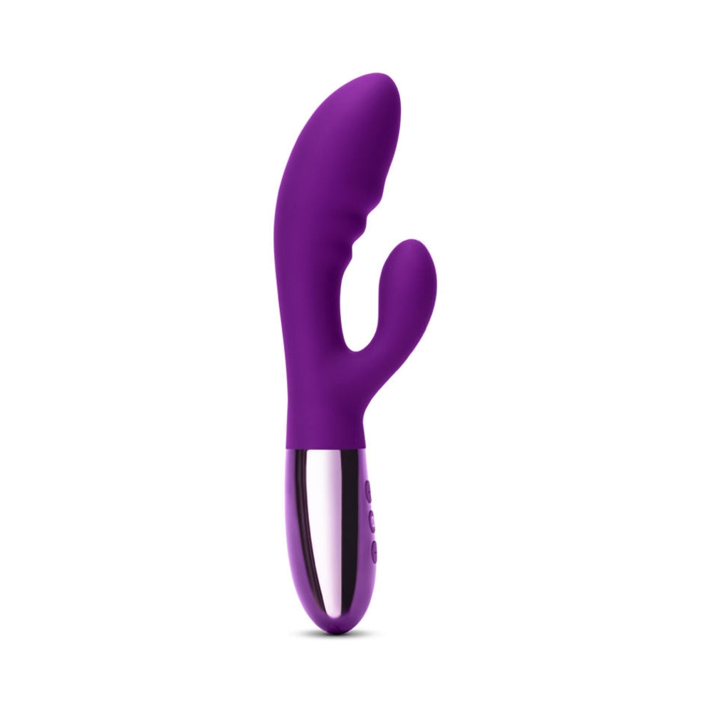 Le Wand Blend Double-Motor Rabbit Rechargeable Vibrator Cherry