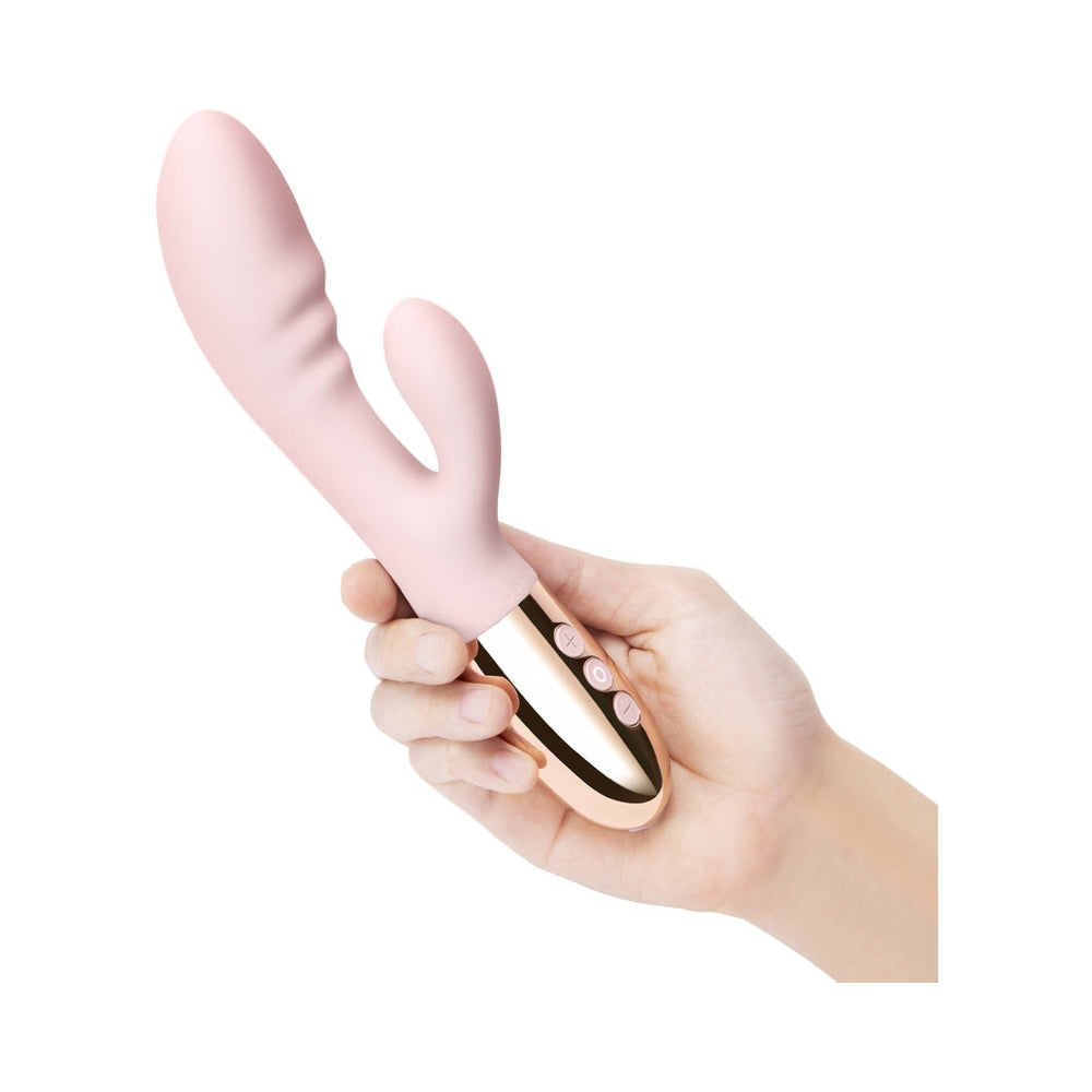 Le Wand Blend Double-Motor Rabbit Rechargeable Vibrator Rose Gold