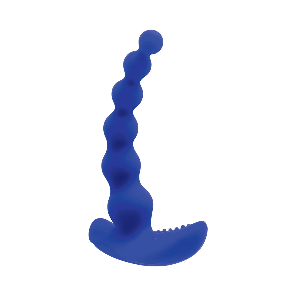 Gender X Beaded Pleasure Vibrator Blue