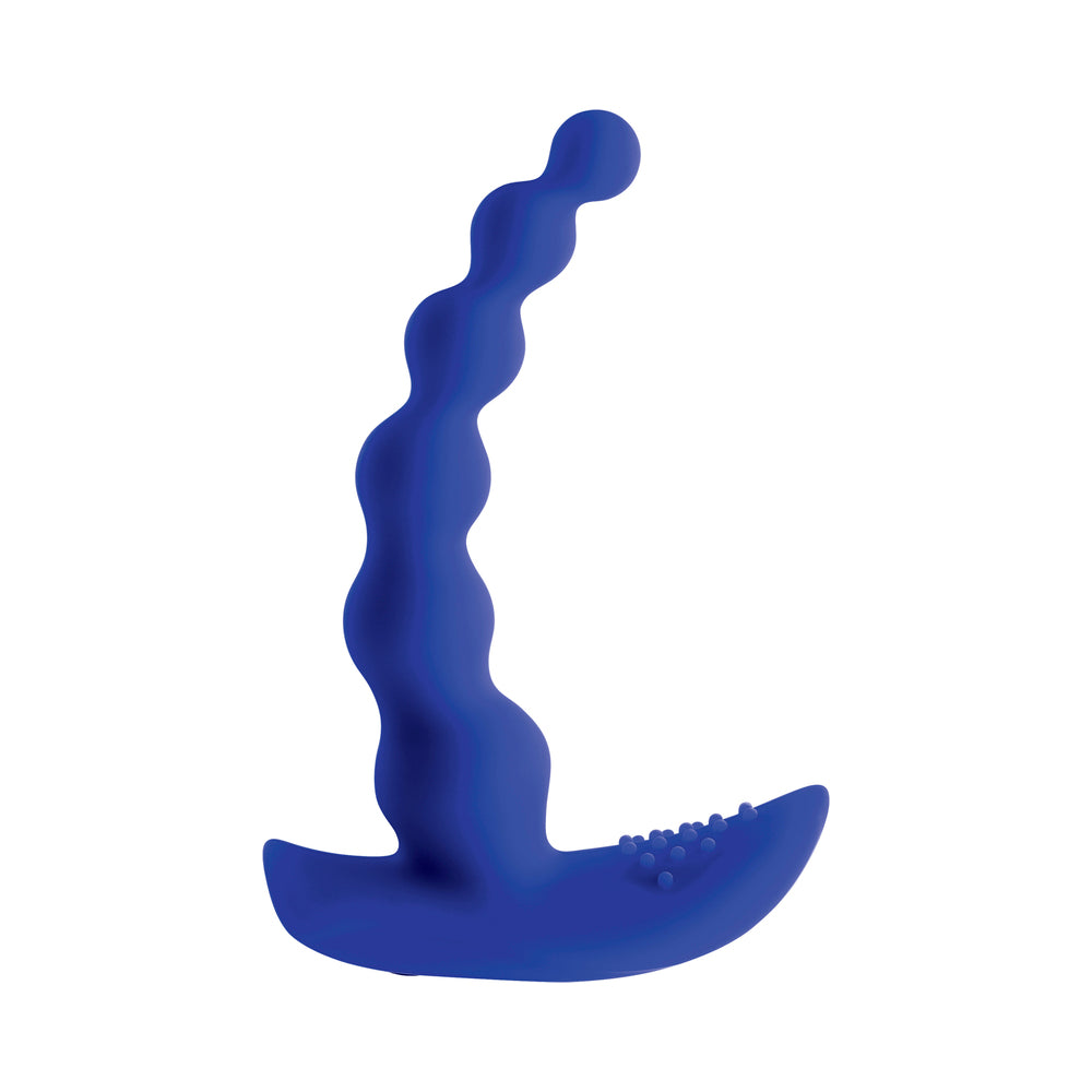 Gender X Beaded Pleasure Vibrator Blue