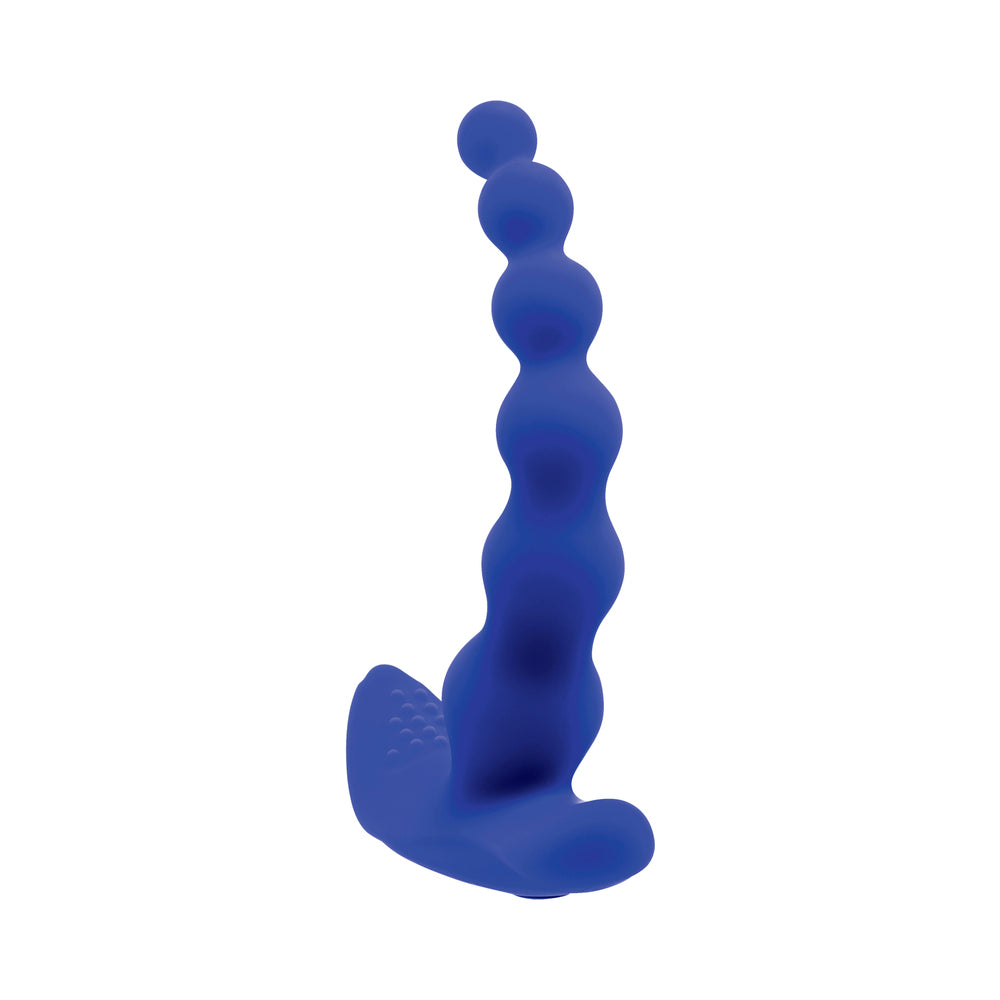 Gender X Beaded Pleasure Vibrator Blue