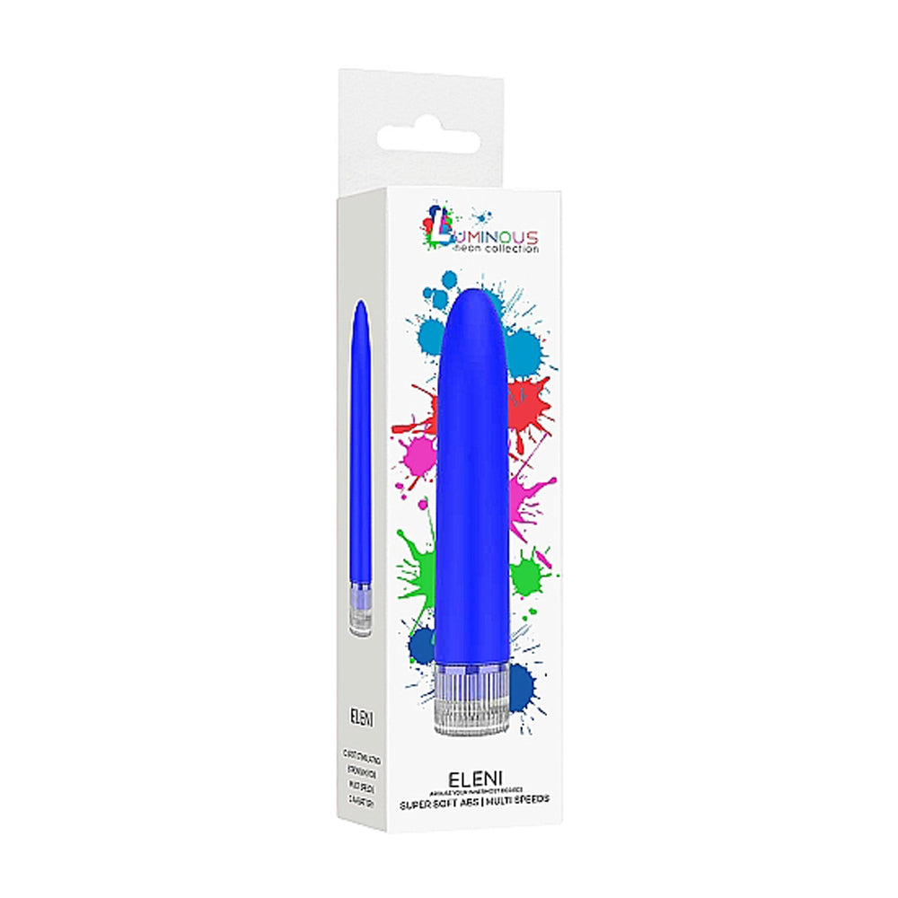 Luminous Eleni Super-Soft Abs Multi-Speed Vibrator Royal Blue