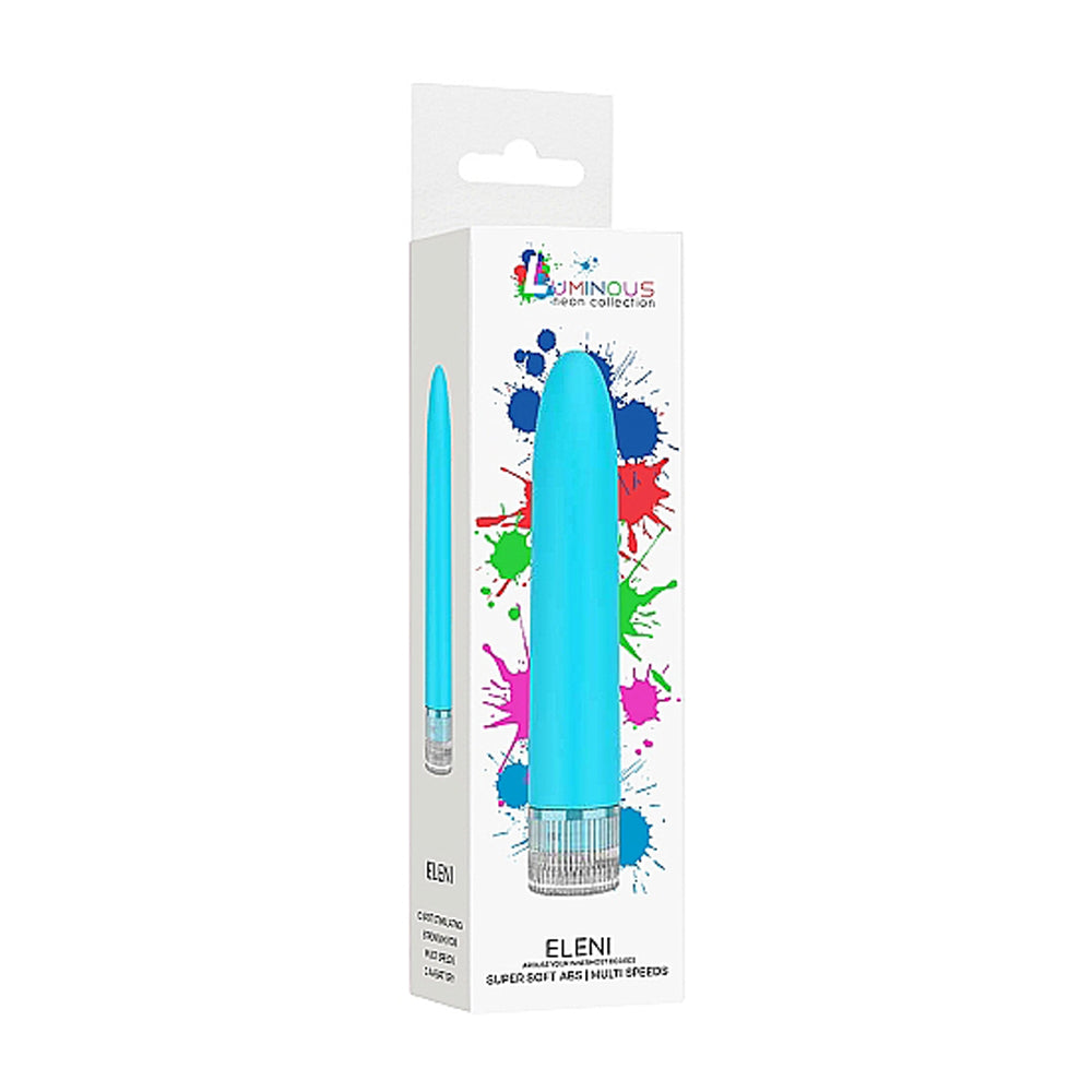 Luminous Eleni Super-Soft Abs Multi-Speed Vibrator Turquoise