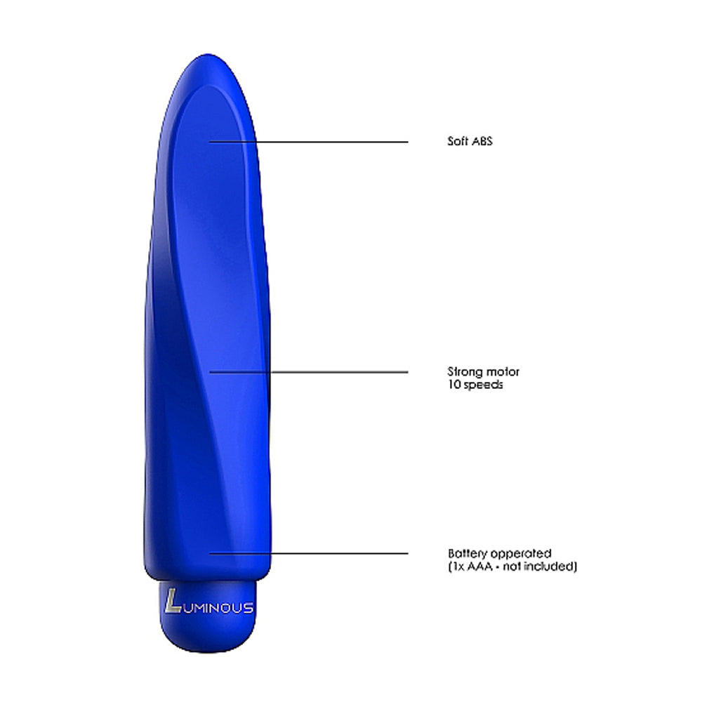 Luminous Myra Abs Bullet With Silicone Sleeve 10 Speeds Royal Blue