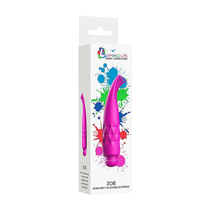 Luminous Zoe Abs Bullet With Silicone Sleeve 10 Speeds Fuchsia