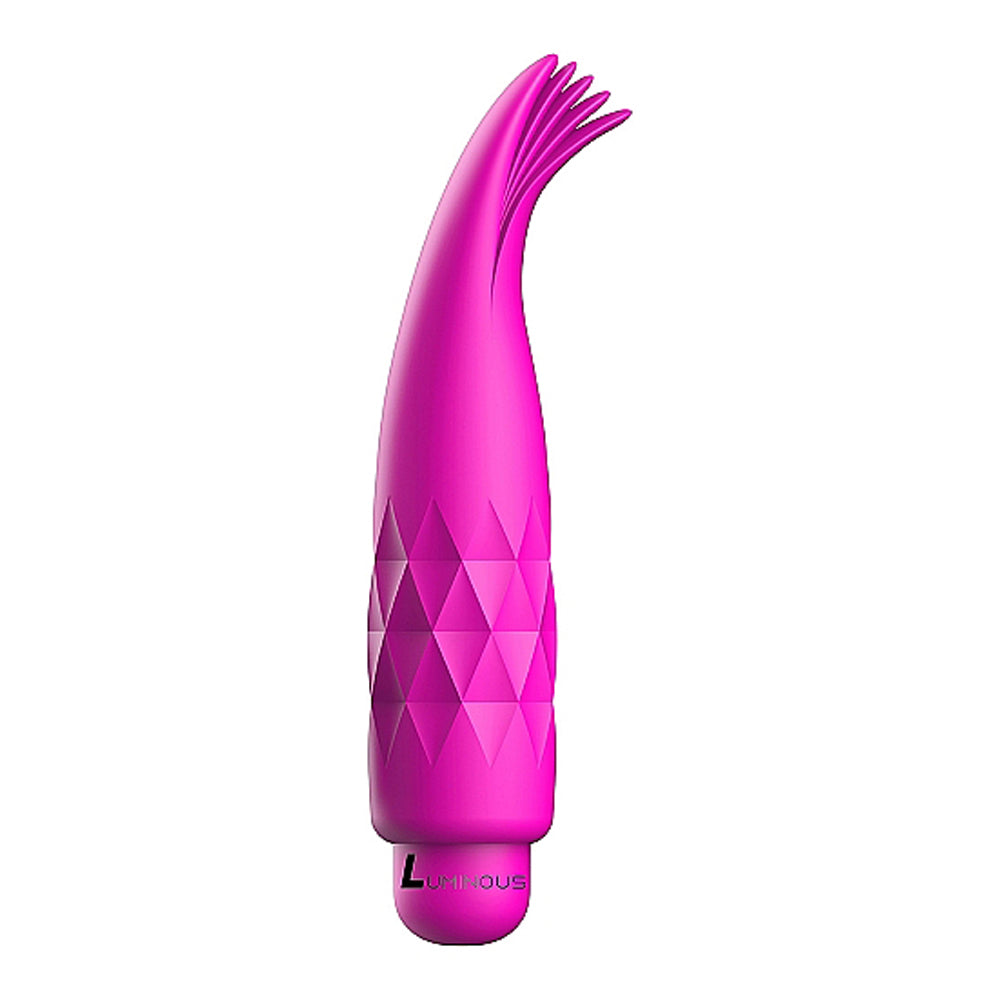 Luminous Zoe Abs Bullet With Silicone Sleeve 10 Speeds Fuchsia