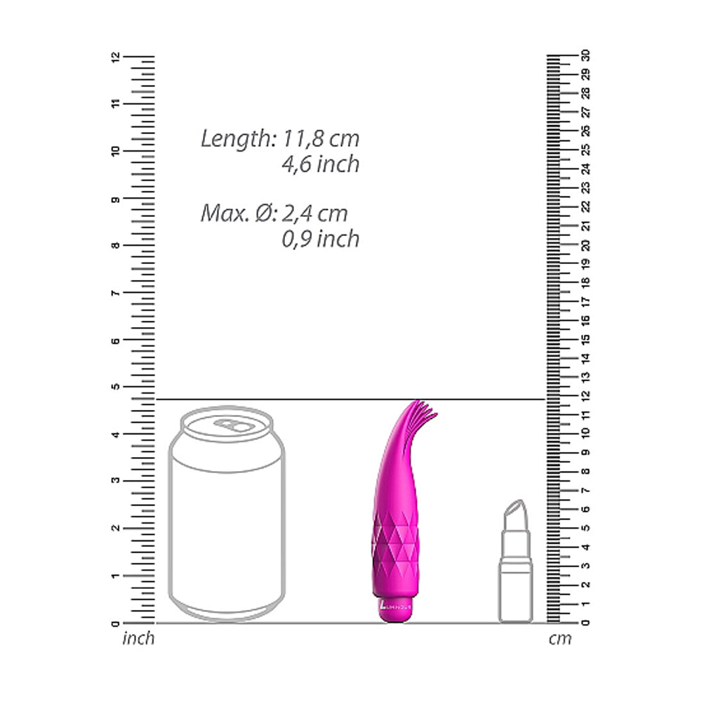 Luminous Zoe Abs Bullet With Silicone Sleeve 10 Speeds Fuchsia