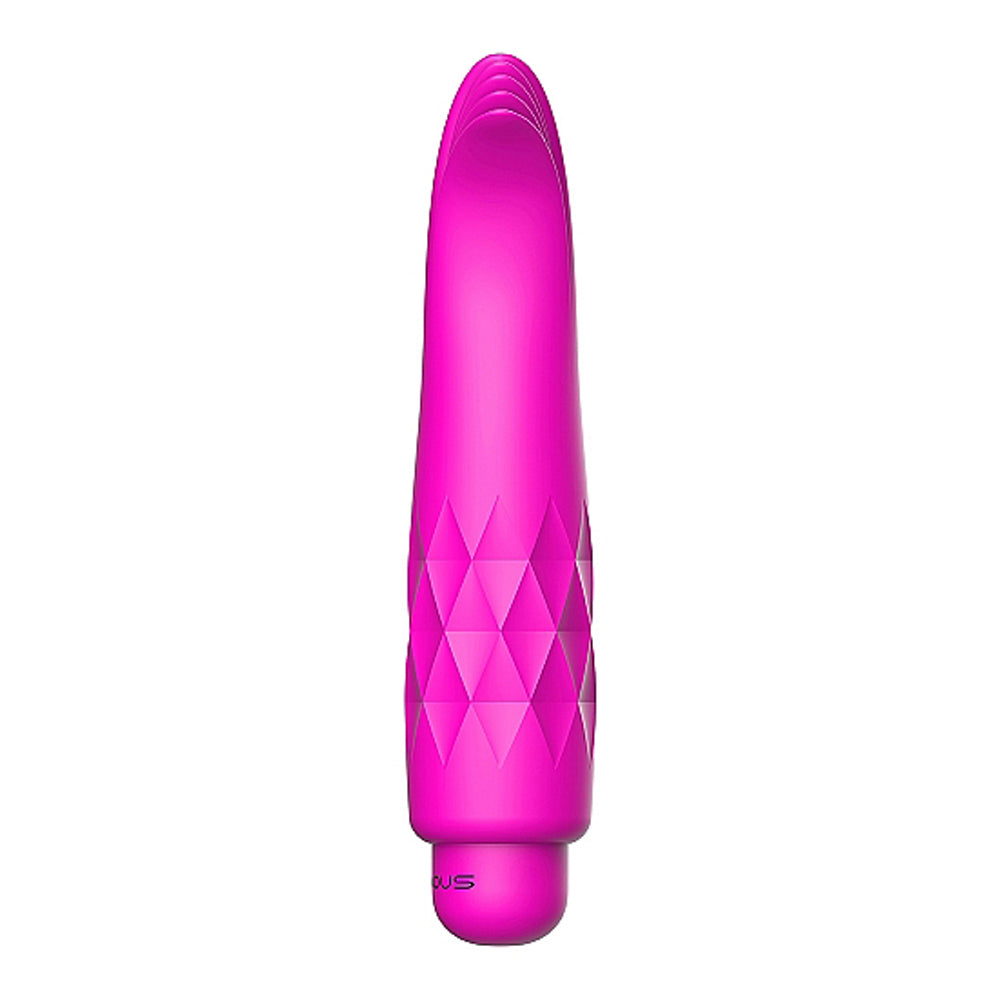 Luminous Zoe Abs Bullet With Silicone Sleeve 10 Speeds Fuchsia