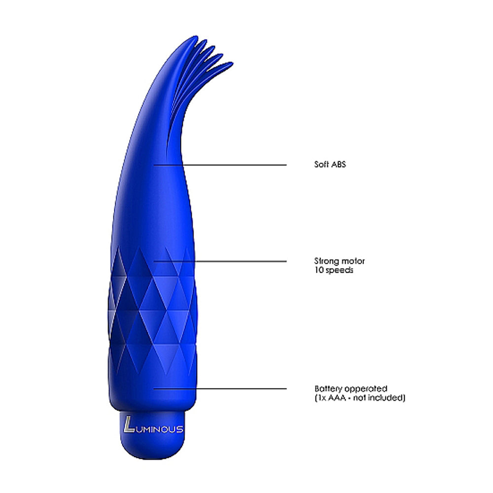 Luminous Zoe Abs Bullet With Silicone Sleeve 10 Speeds Royal Blue