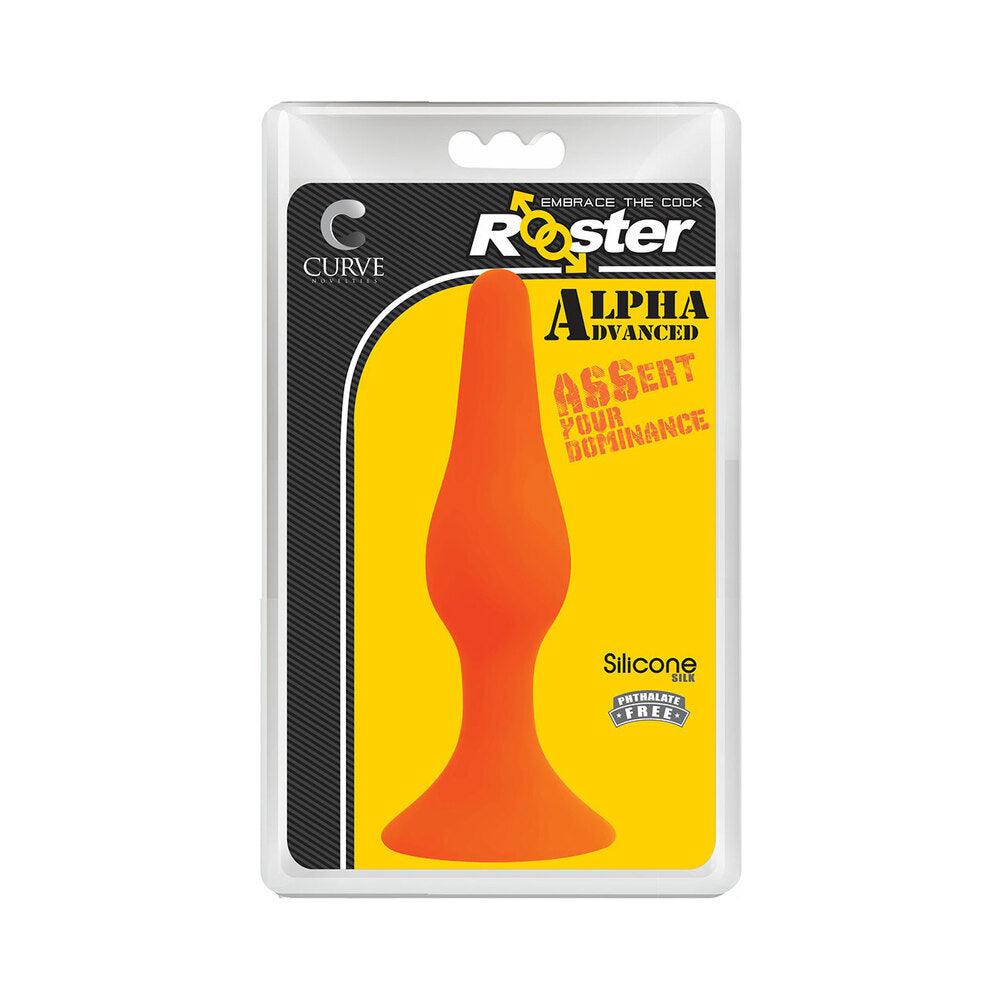 Rooster Alpha Advanced Anal Plug Orange