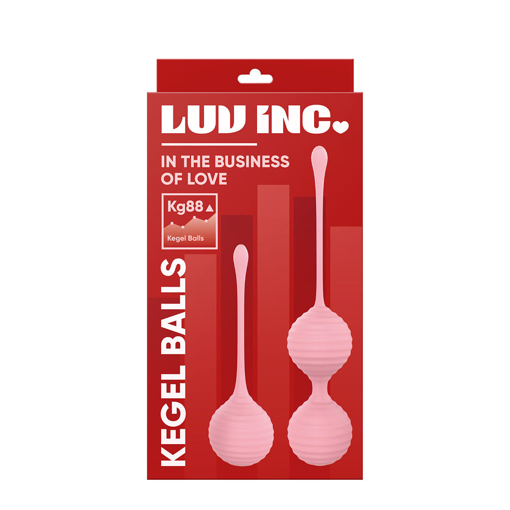 Luv Inc Kg88 Kegel Balls Set Light Pink