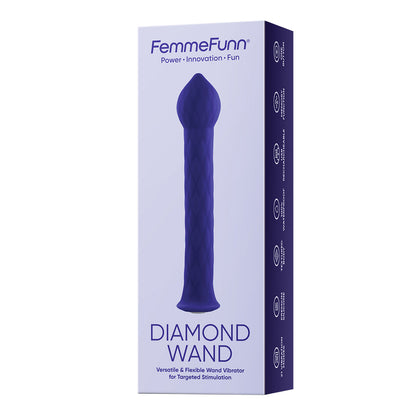 Femmefunn Diamond Wand - Dark Purple