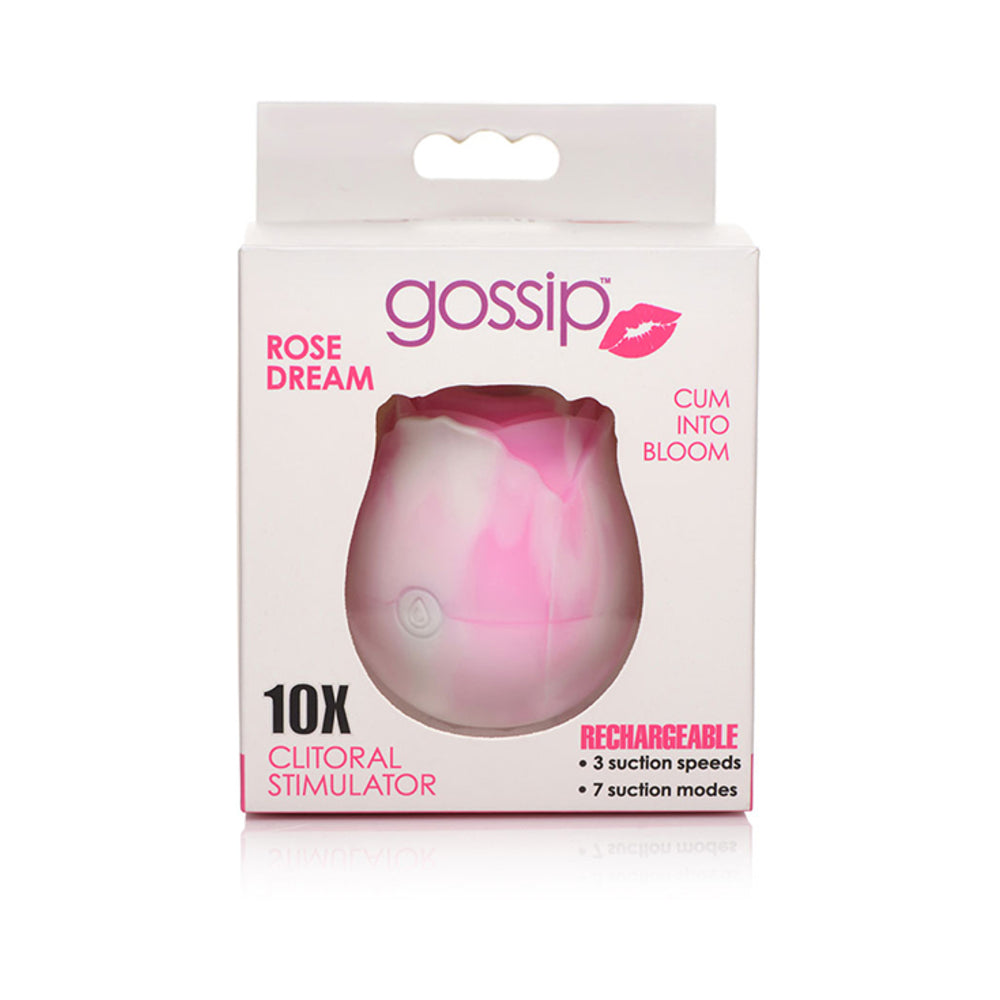 Curve Novelties Gossip Cum Into Bloom Clitoral Vibrator - Rose Dream Swirl