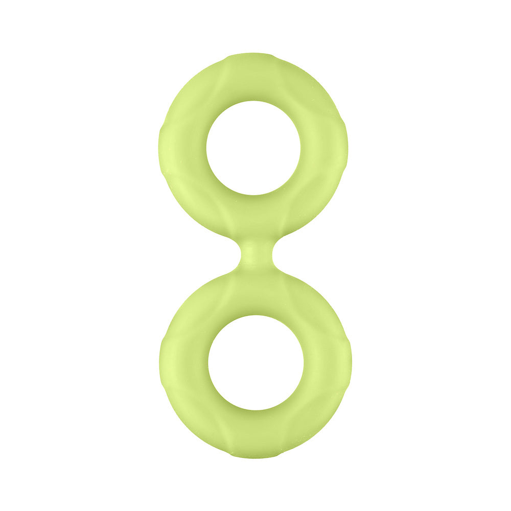 Forto F-81: Double Ring Liquid Silicone 44 Mm Glow-In-The-Dark